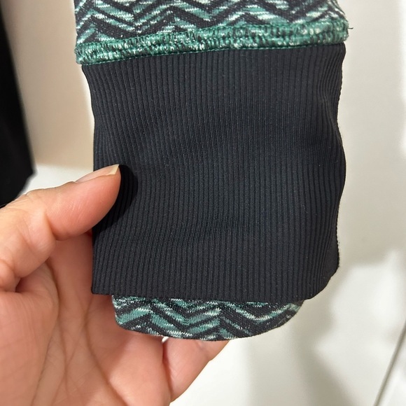 Lululemon Daily Practice Jacket Athleisure Training Sea Mist Deep Green Size 4 - Picture 10 of 16